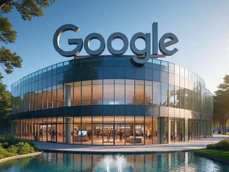 google company image with beautiful scenary.